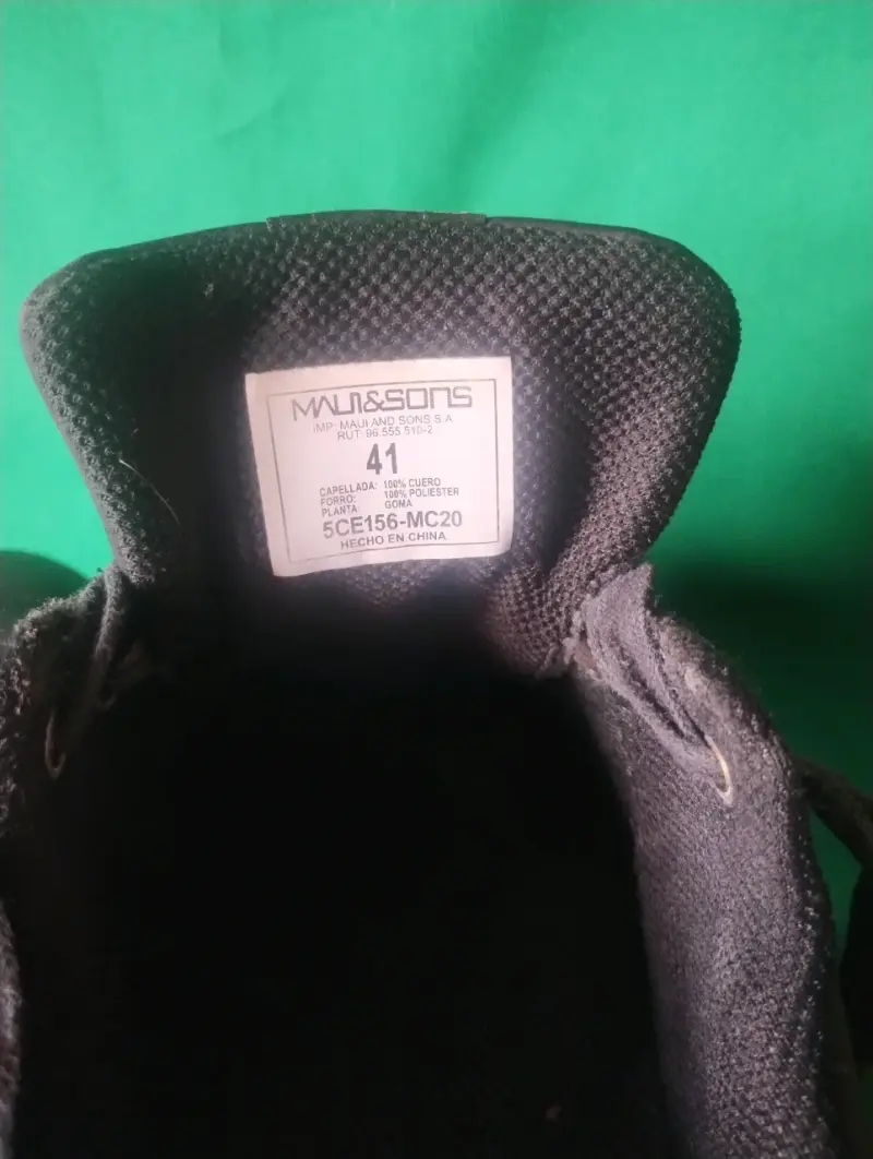 Zapatillas negras casuales Maui & Sons talla 41 - 3