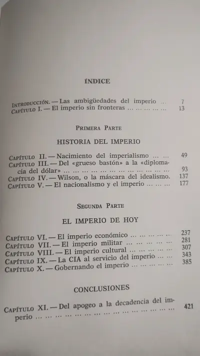 Libro El Imperio Americano de Claude Julien - miniatura 3