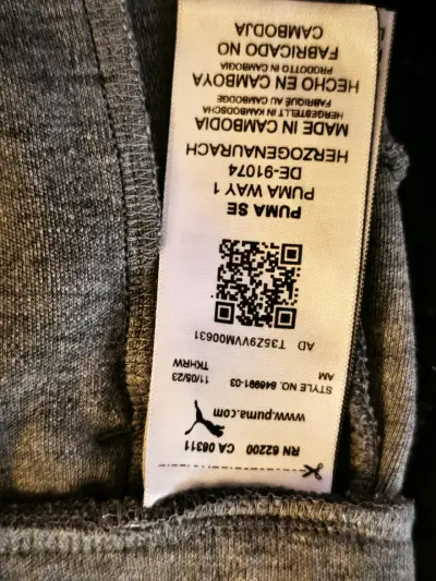 Pantalones deportivos gris Puma - miniatura 4