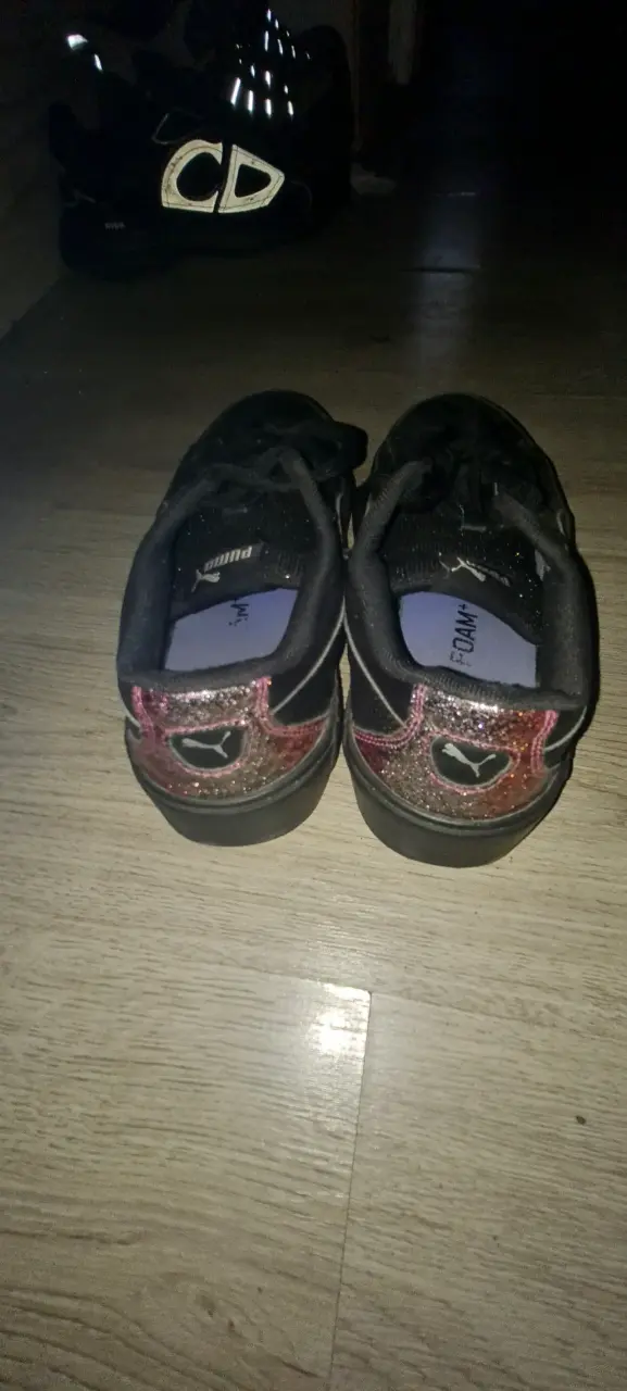 Zapatillas negras Puma para dama - 3