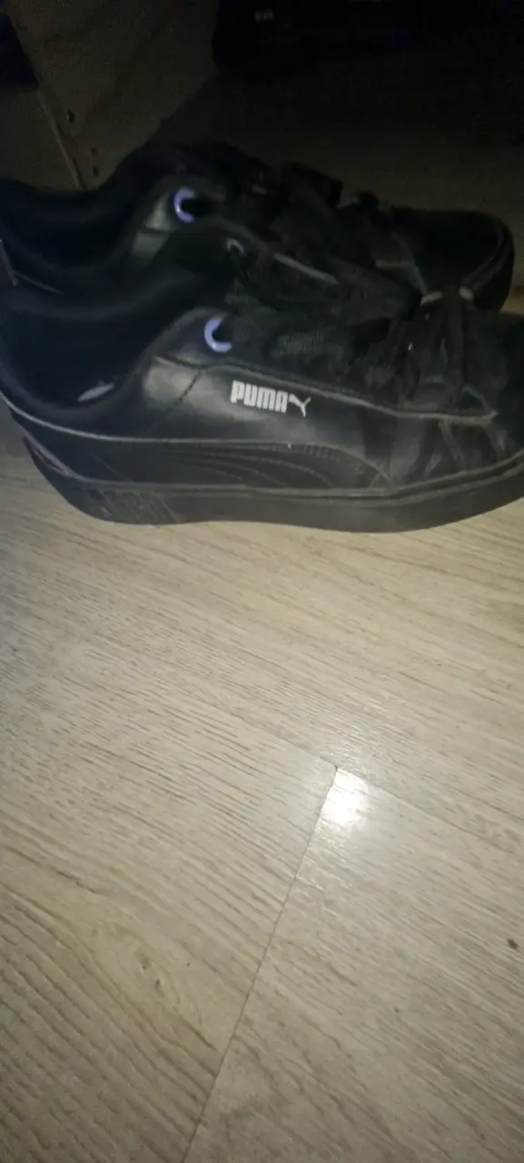 Zapatillas negras Puma para dama - 4