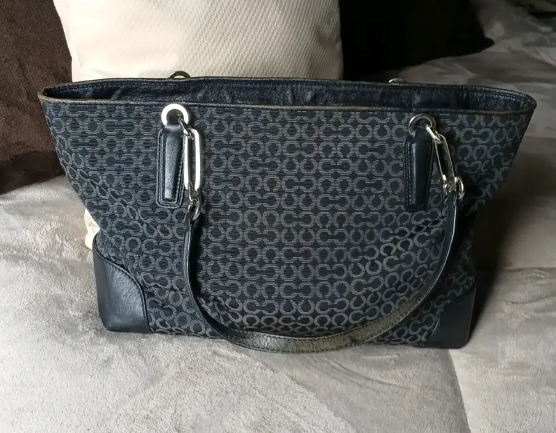 Bolso de mano Coach con diseño monograma - 5