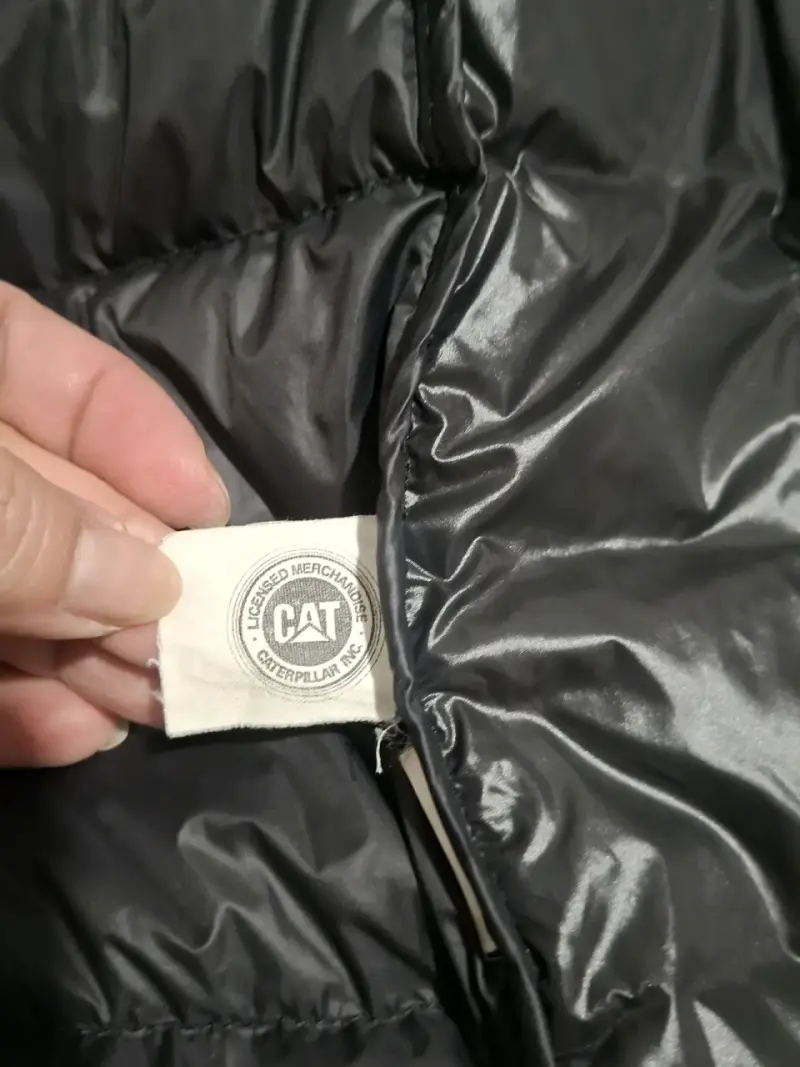 Chaqueta acolchada pluma negra CAT hombre - 2