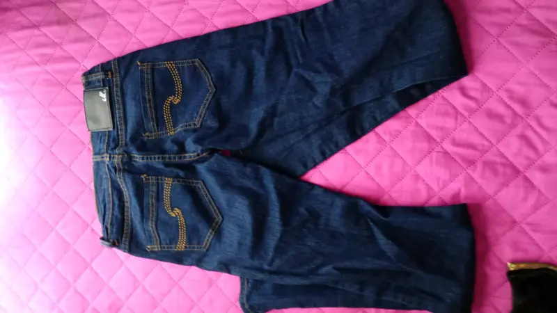 Jeans azul oscuro para mujer talla 36 - 2