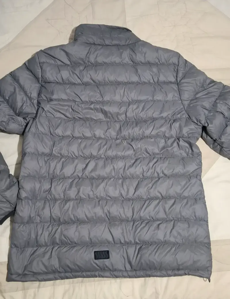 Chaqueta acolchada pluma liviana gris CAT hombre - 6
