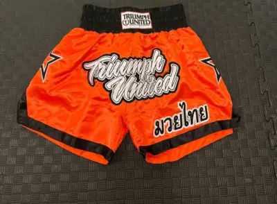Shorts de Muay Thai Triumph United naranja - miniatura 1
