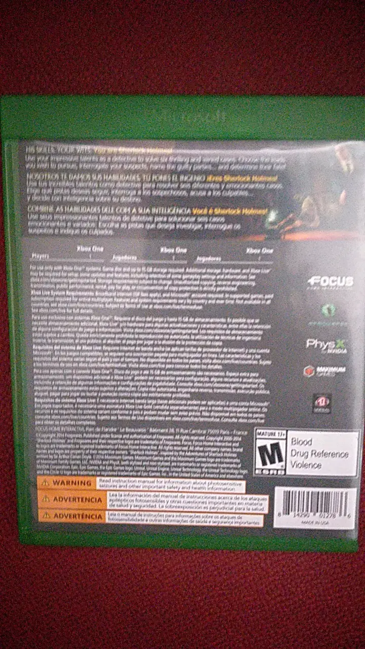 Xbox One Sherlock Holmes Crimes & Punishments - 2