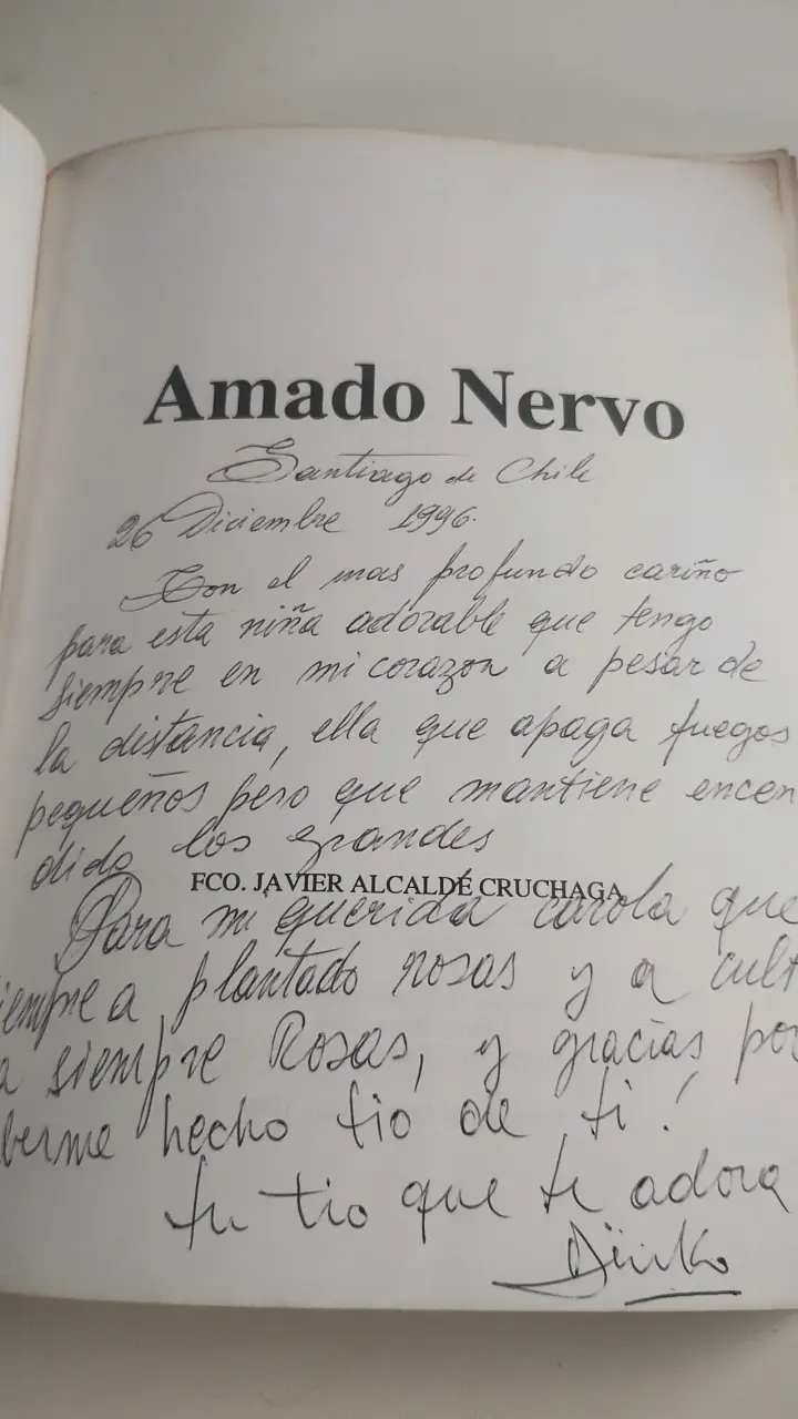 Libro Amado Nervo de Fco. Javier Alcalde Cruchaga - 3