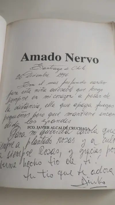 Libro Amado Nervo de Fco. Javier Alcalde Cruchaga - miniatura 3