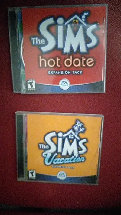 Juegos de expansión The Sims Hot Date y Vacation - miniatura 1