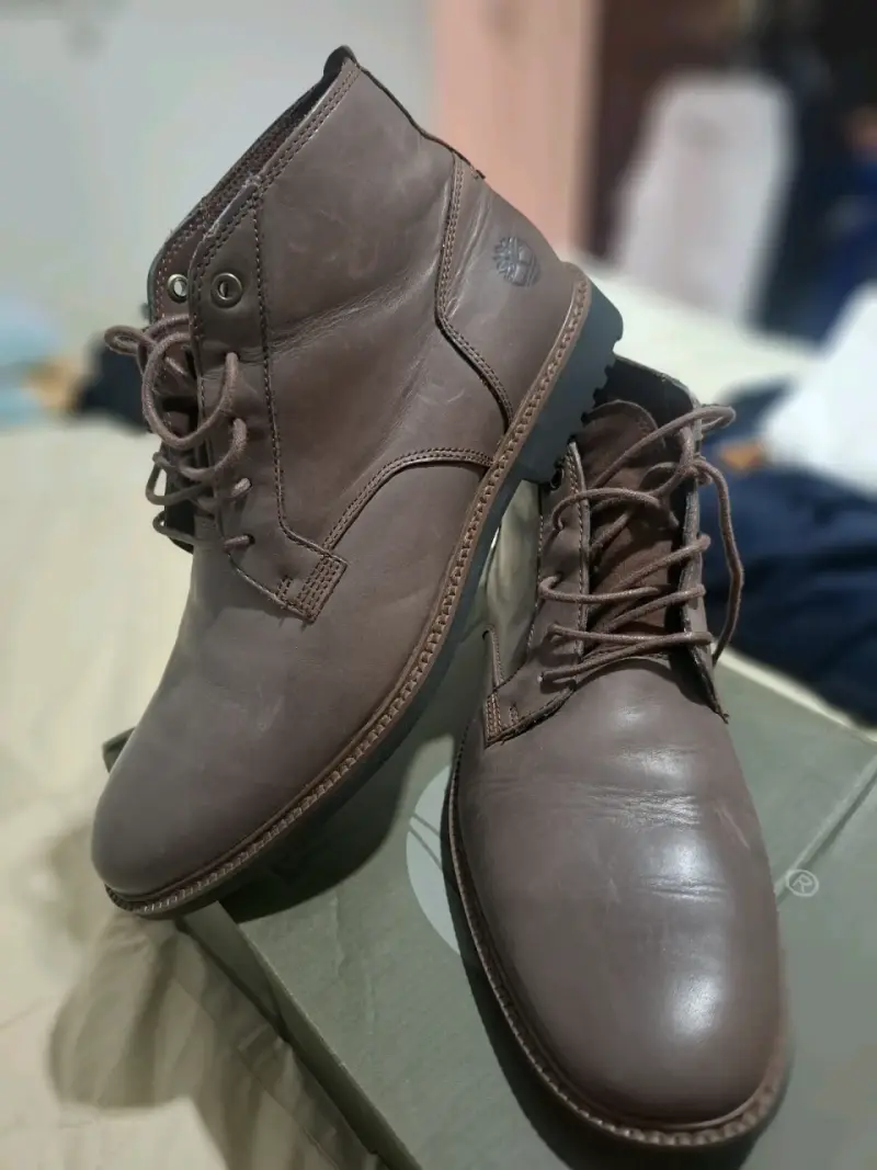Botin de cuero marrón Timberland para hombre - 2