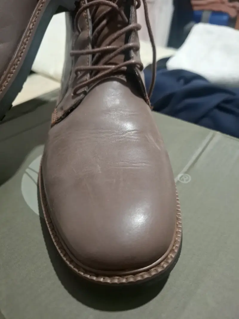 Botin de cuero marrón Timberland para hombre - 4