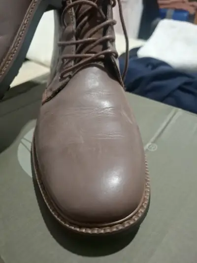 Botin de cuero marrón Timberland para hombre - miniatura 4