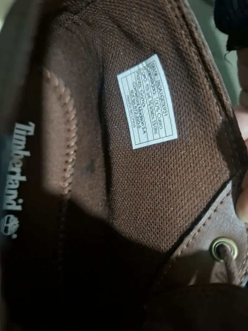 Botin de cuero marrón Timberland para hombre - 5