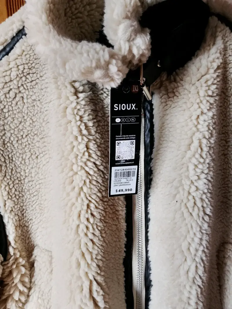 Chaqueta de lana sintética Sioux beige - 2
