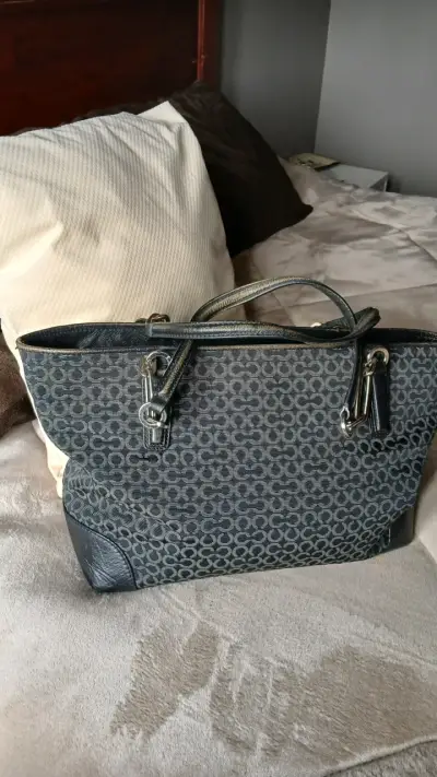 Bolso de mano Coach con diseño monograma - miniatura 1