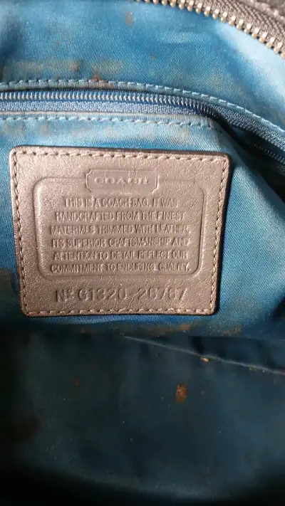 Bolso de mano Coach con diseño monograma - miniatura 5