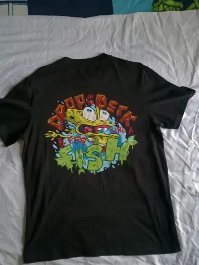 Polera negra Bob Esponja. Talla M. Holly Concept. - miniatura 1