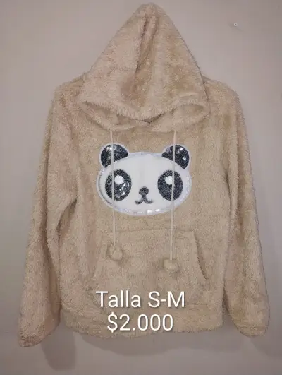 Polerón de felpa con diseño de panda - miniatura 1