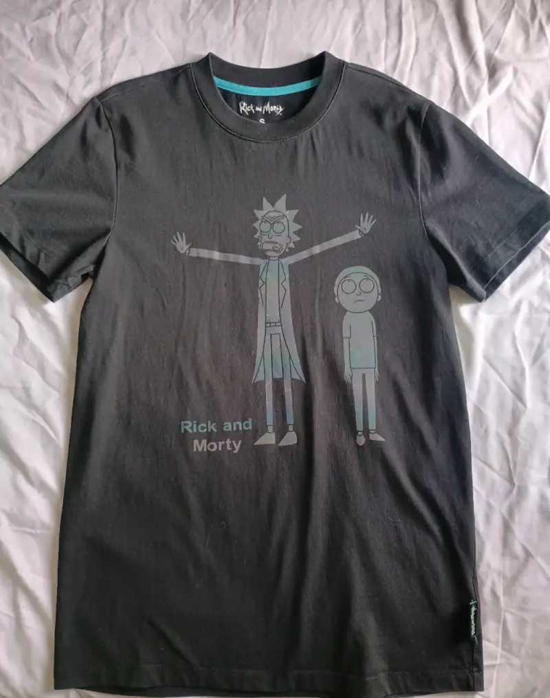 Polera Rick and Morty negra talla S - 1