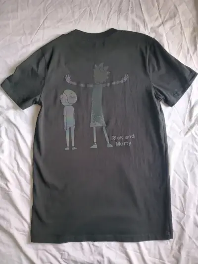 Polera Rick and Morty negra talla S - miniatura 2