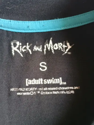 Polera Rick and Morty negra talla S - miniatura 3