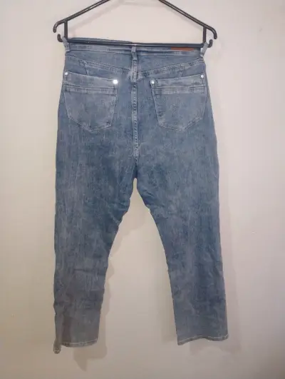 Jeans de mezclilla azul talla 40 - miniatura 2