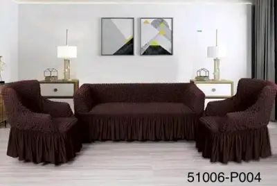 Fundas elásticas para sillones color turquesa - miniatura 6