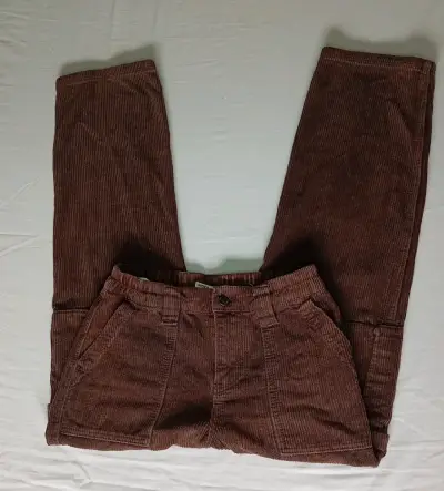 Pantalones de cotelé  marrón mujer - miniatura 1