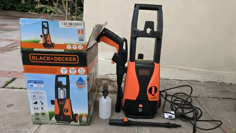 Hidrolavadora Black+Decker 1500 PSI / 1400W – - 3