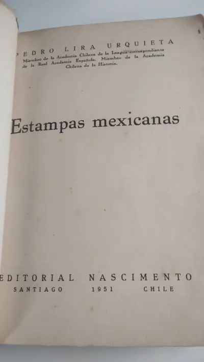 Libro Estampas Mexicanas de Pedro Lira Urquieta - miniatura 2