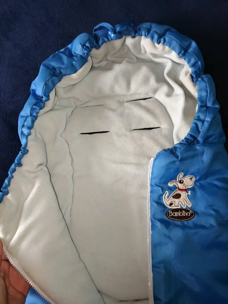 Saco de dormir para bebé Bambino azul - 1