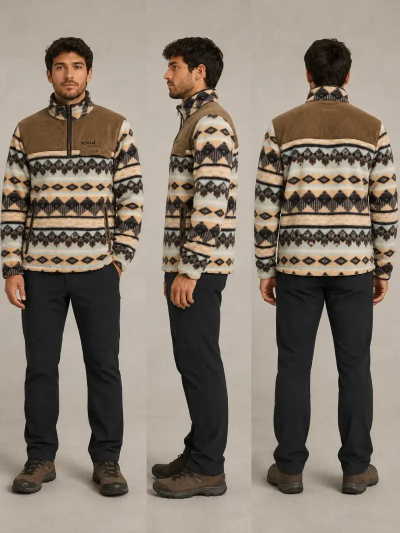 Polar estampado para hombre Kivul talla M - 2