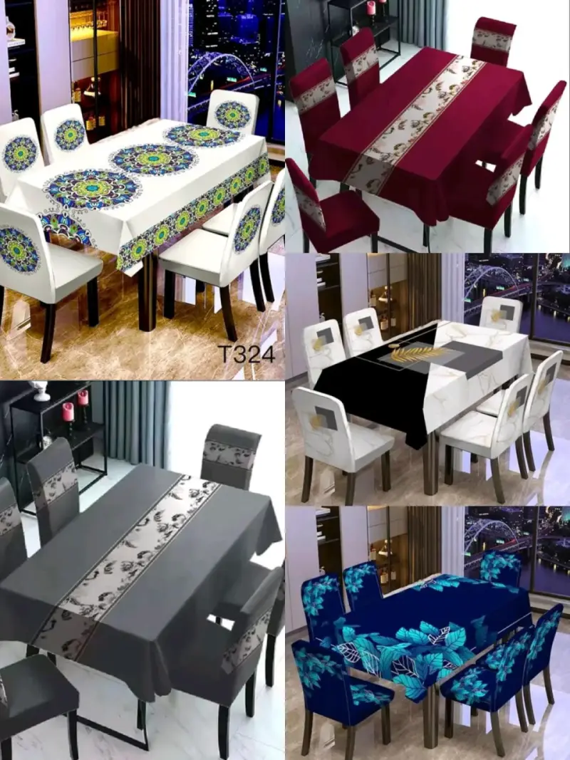 Manteles decorativos para comedor con diseño varia
