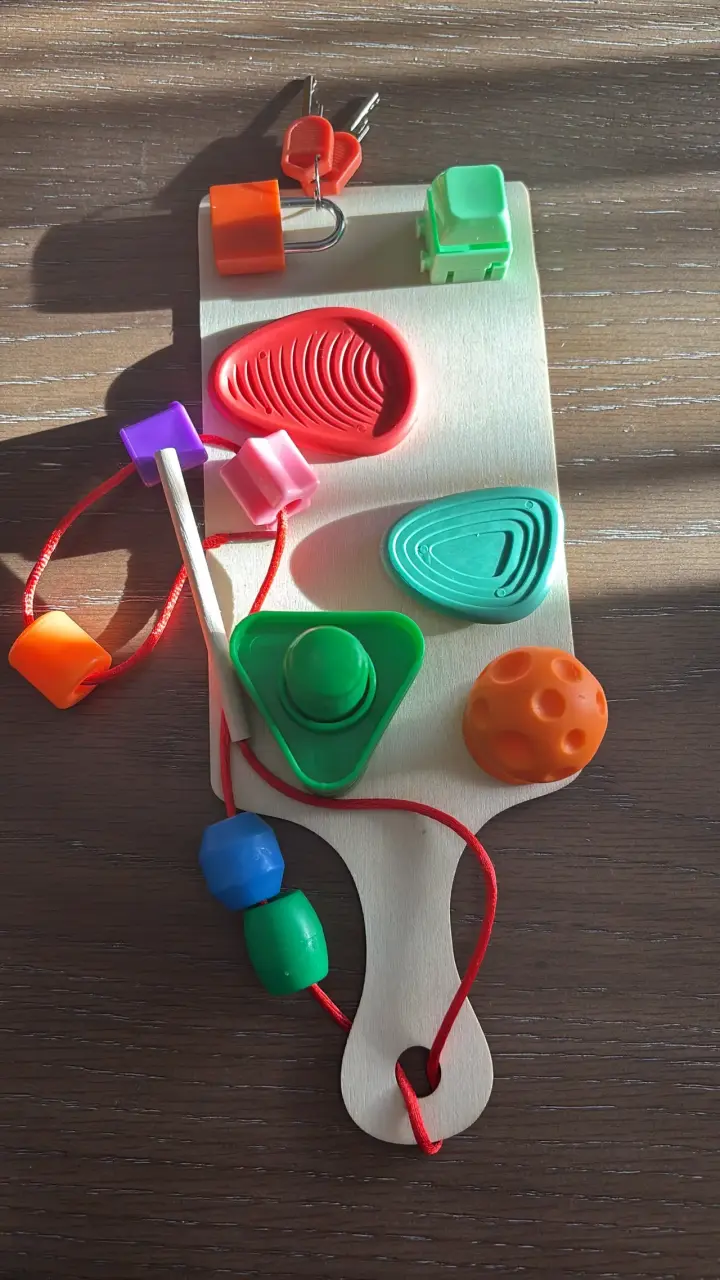 Tablero sensorial Montessori para niños - 3