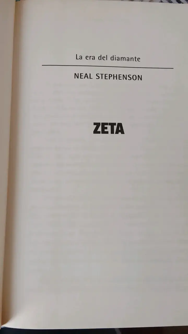 Libro 'La Era del Diamante' de Neal Stephenson - 2