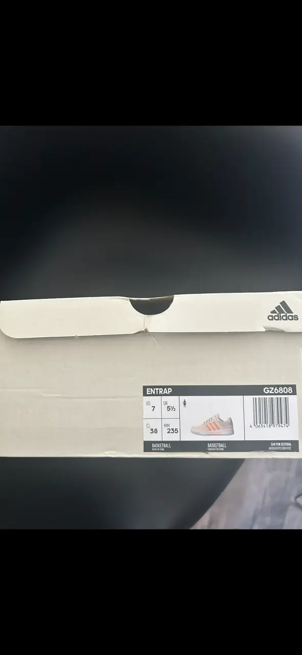 Zapatillas deportivas Adidas beige y naranja - 2