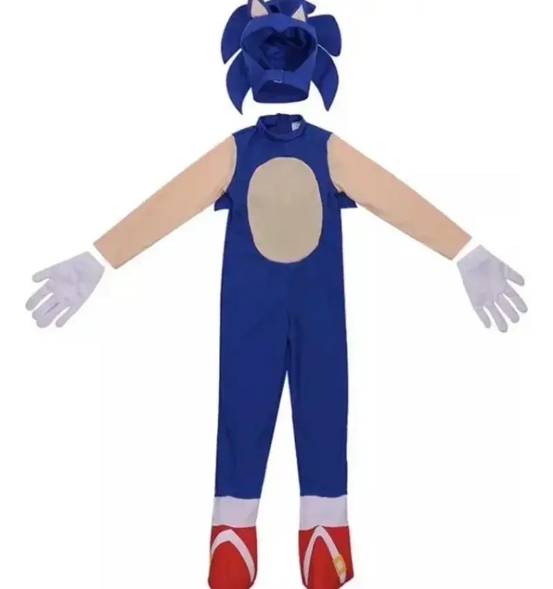 Disfraz Sonic para  niños Talla 8 - 6