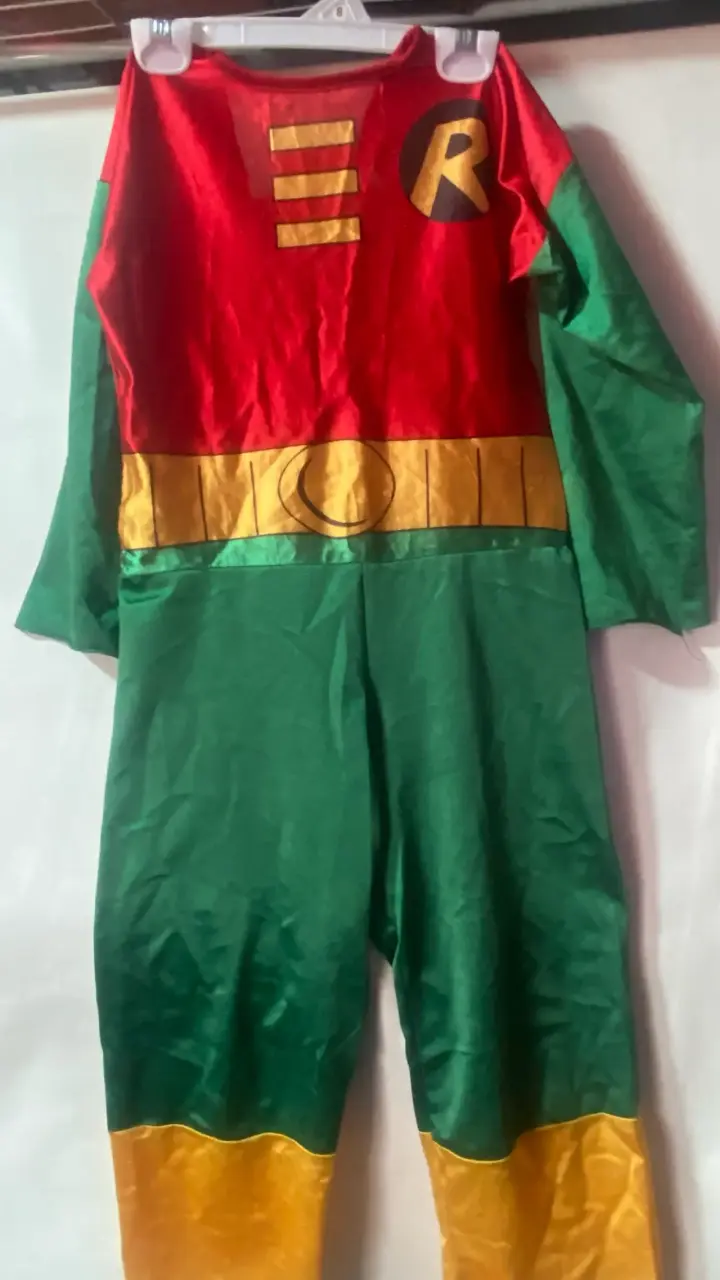 Disfraz de superhéroe Robin niño talla 6 - 2