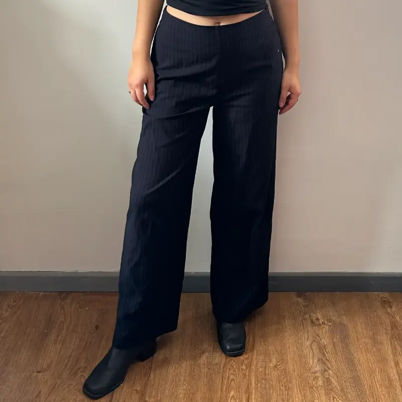 Pantalones de vestir negros para mujer - 2