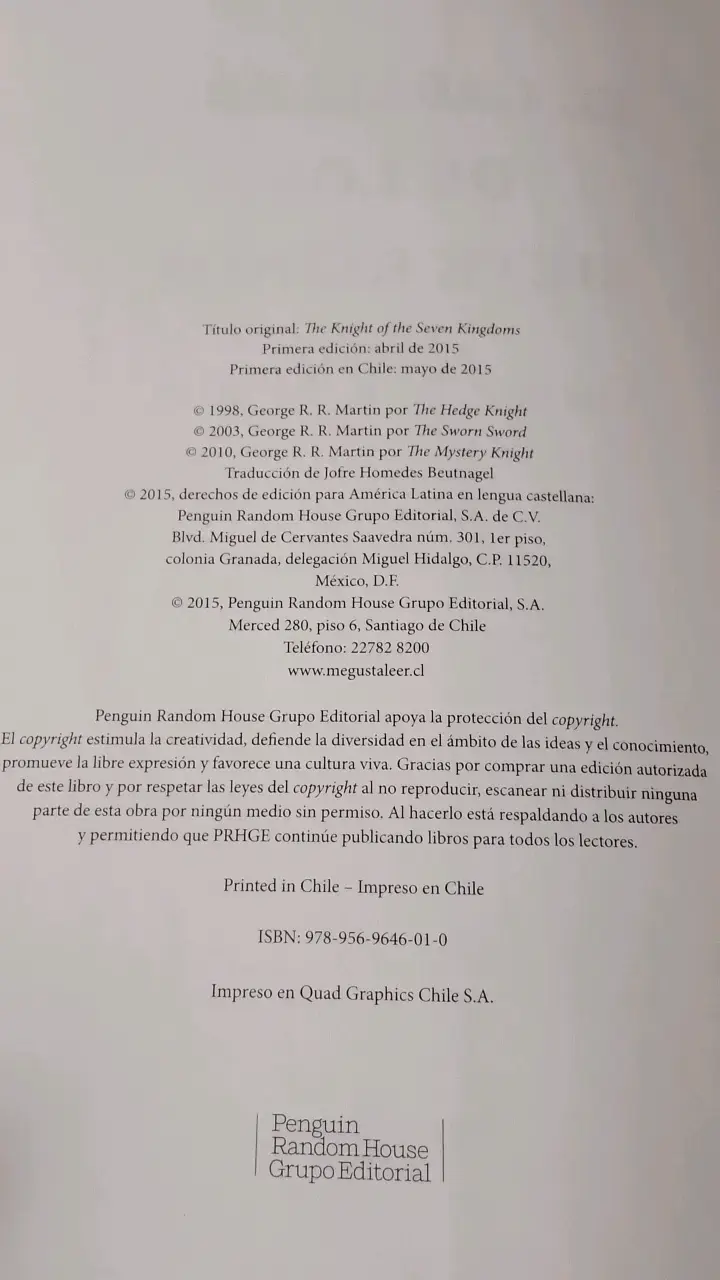 Libro El Caballero de los Siete Reinos de George R.R. Martin - 3