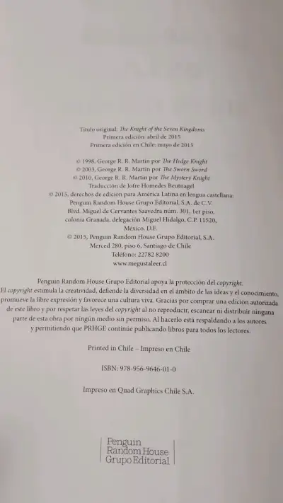 Libro El Caballero de los Siete Reinos de George R.R. Martin - miniatura 3