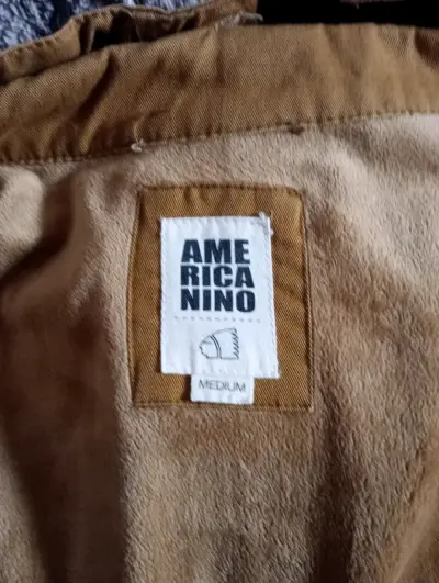 Parka Mujer Color Camel Americanino Talla M - miniatura 3