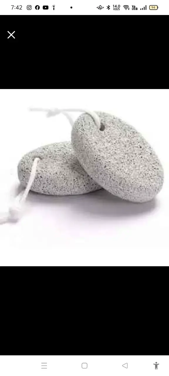 Piedra pómez exfoliante para pies
