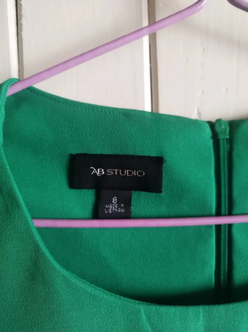 Vestido verde sin mangas AB Studio - 2