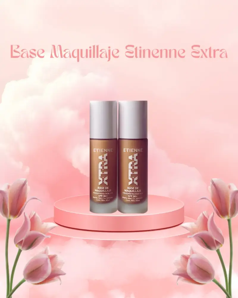 Base de Maquillaje Etienne Xtra SPF 30 Tono 8