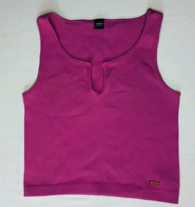 Top sin mangas fucsia para mujer - miniatura 1