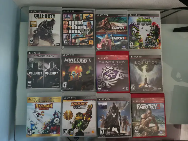 Colección de juegos PS3 variados en buen estado