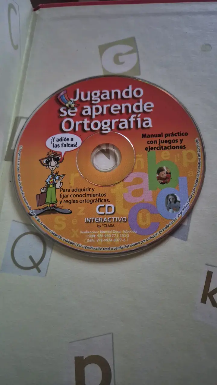 Libro y CD Jugando Se Aprende Ortografía - 2