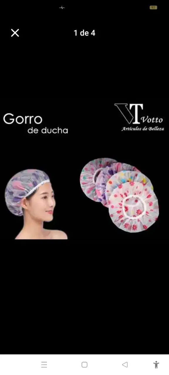 Gorro de ducha impermeable